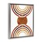 Stupell Industries Boho Earthy Arches Framed Floater Canvas Wall Art